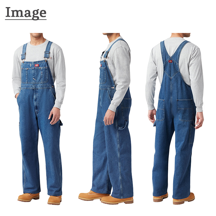 Dickies（ディッキーズ） オーバーオール メンズ デニム 8396 WASHED