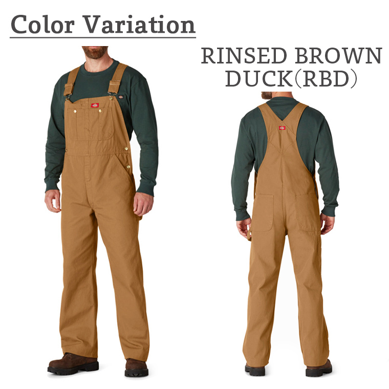 DICKIES ディッキーズ ビブオーバーオール ダック DB100 RBD Dickies オーバーオール ディッキーズ メンズ DB100 BIB OVERALL