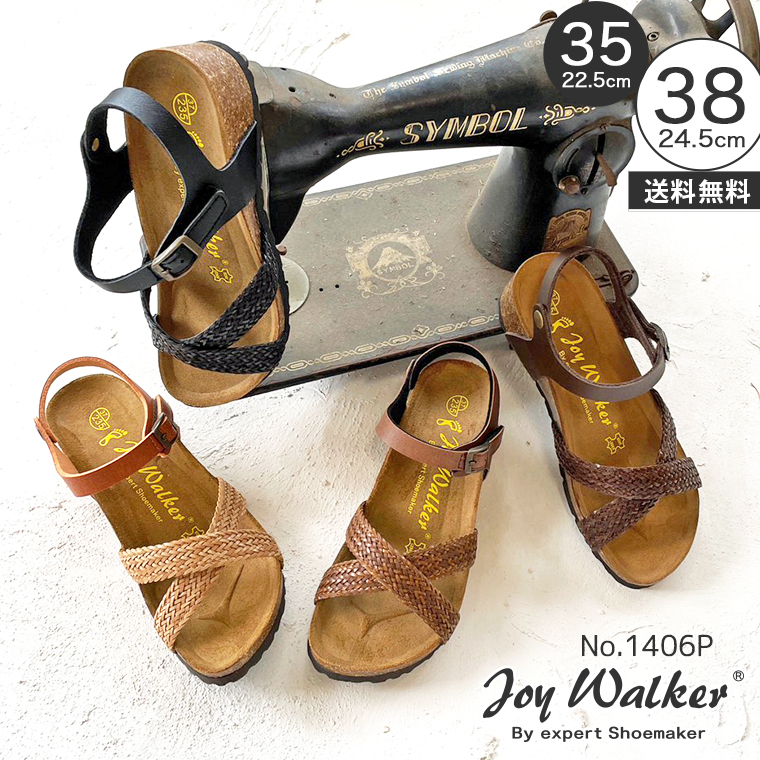【海外輸入】 サンダル レディース JoyWalker おしゃれ コーデ ウェッジソール 靴
