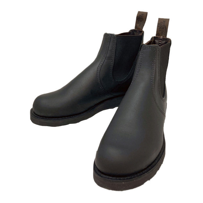 チーズ RED WING 黒 レザー ワークブーツ ミッドカット チーズ RED WING 黒 レザー ワークブーツ ミッドカット レッドウィング