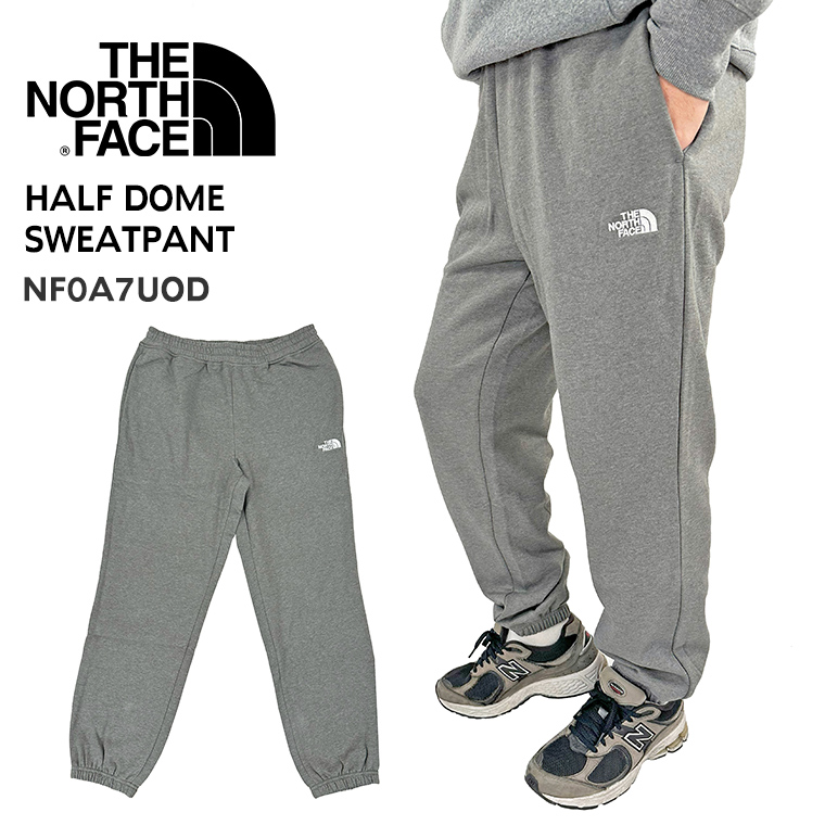 (取寄) ノースフェイス レディース ハーフ ドーム フリース スウェットパンツ The North Face women Half Dome Fleece Sweatpants TNF Light Grey Heather/TNF White THE NORTH FACE（ザ ノースフェイス） ザ ノースフェイス パンツ