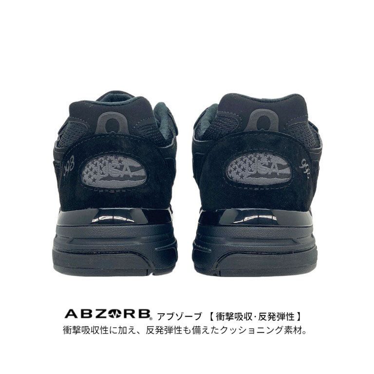 New Balance（ニューバランス） New Balance 993 U993BL Made in USA