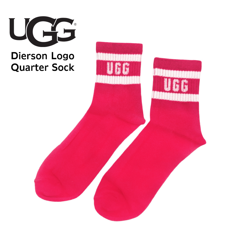 UGG アグ ソックス 靴下 1131332 レディース Dierson Logo