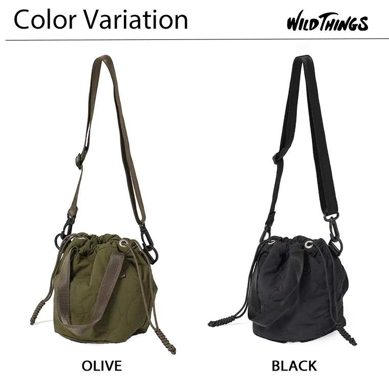 WILD THINGS（ワイルドシングス） ショルダーバッグ パフキルトドロー