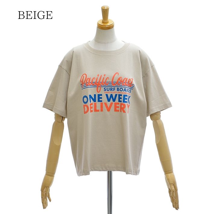 オールアワーズ コットンミディウェイト スタンダードショート スリーブTシャツ プリントTシャツ AH501-0404 レディース ALL HOURS [メール便可] オールアワーズ コットンミディウェイト スタンダードショート