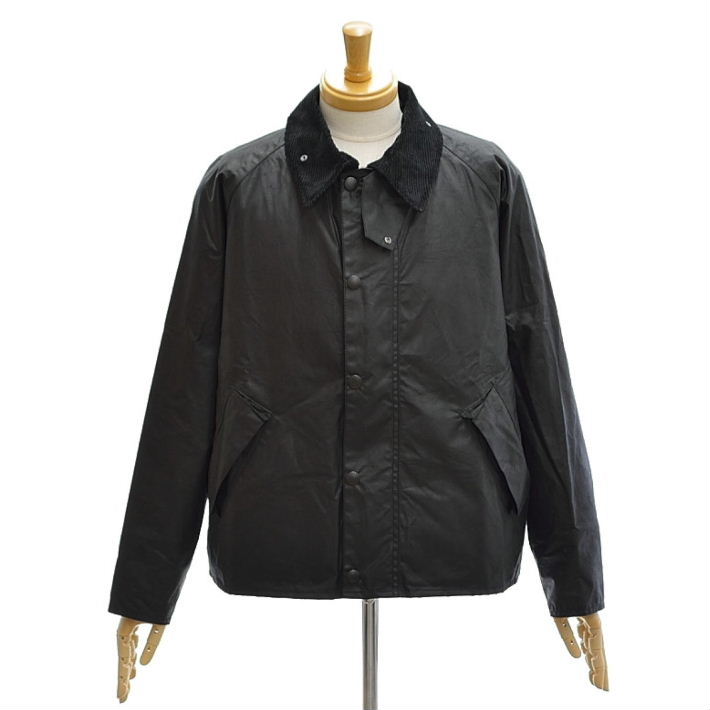 バブアー MWX1678 BK91 トランスポート ワックスジャケット ブラック メンズ Barbour TRANSPORT JACKET BLACK｜infinity｜02