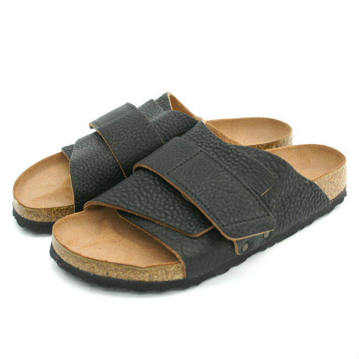 ビルケンシュトック キョウト 1019705 サンダル ノマドブラック 革 ナチュラルレザー メンズ BIRKENSTOCK Kyoto Nomad Black