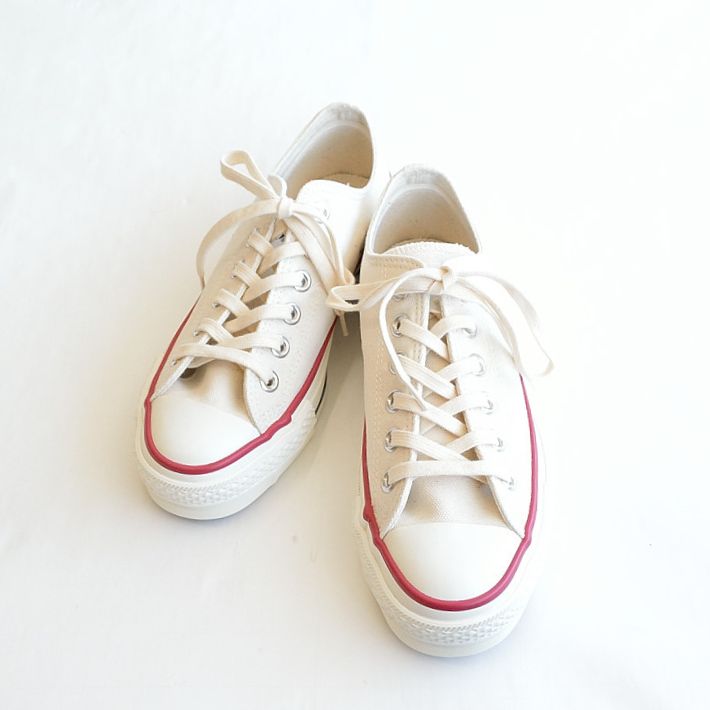 コンバース キャンバス オールスター J オックス 32167710 ナチュラルホワイト 生成り レディース メンズ 日本製 CONVERSE  CANVAS ALL STAR J OX NATURAL WHITE