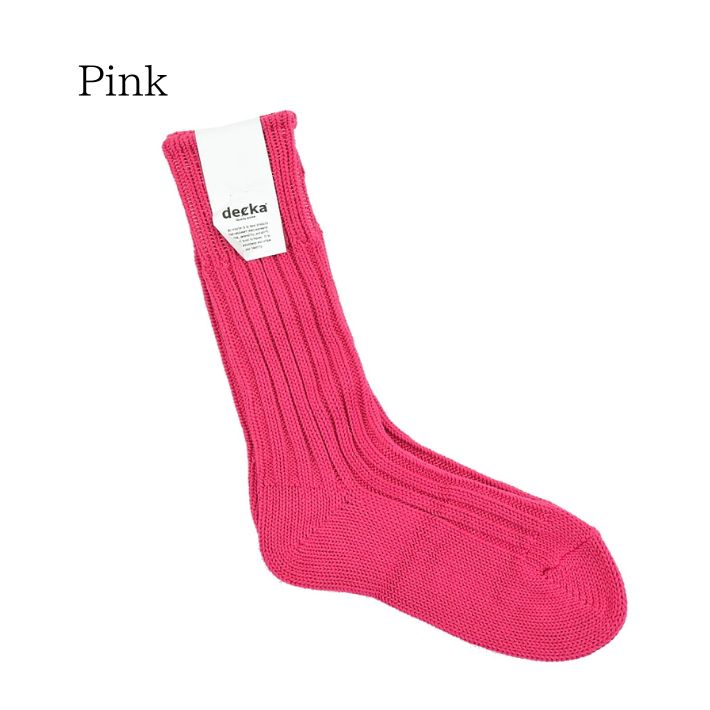 デカ decka quality socks ヘビーウェイトプレーン ソックス 靴下 Cased Heavyweight Plain Socks｜infinity｜07