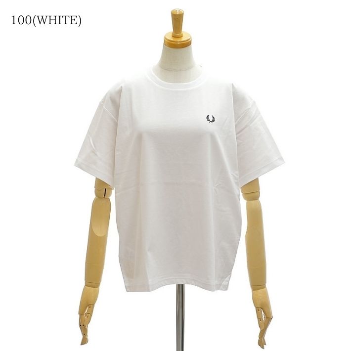 フレッドペリー レディース クルーネックTシャツ G1142 半袖 FRED PERRY Crew ...