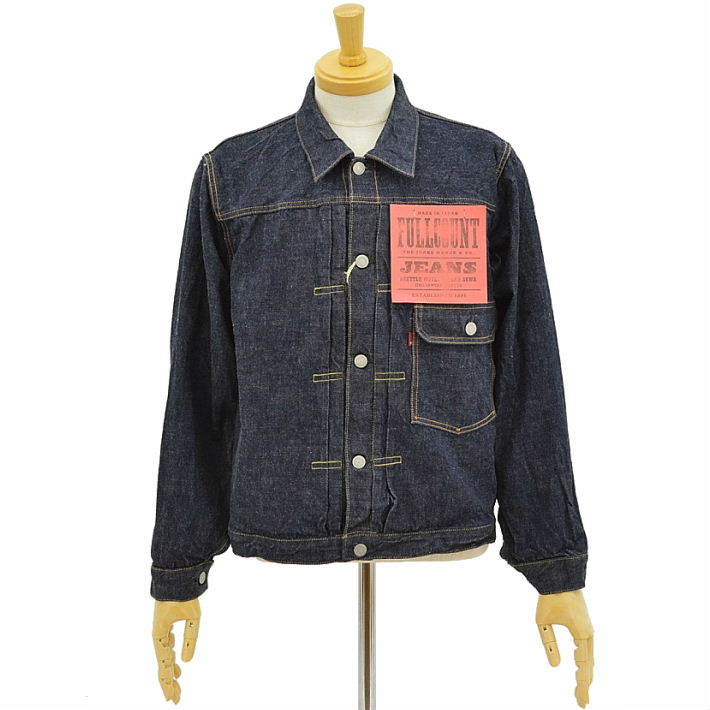 フルカウント 2107W フラップポケット 1stタイプ デニムジャケット Gジャン 13.7ozデニム ワンウォッシュ メンズ FLAP POCKET 1st MODEL FULLCOUNT | FULLCOUNT | 01