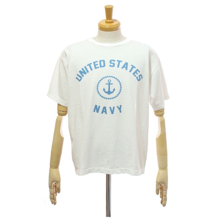 [メール便可] フルカウント 5500PT-7 U.S.NAVY 半袖 プリント Tシャツ メンズ FULLCOUNT｜infinity｜02