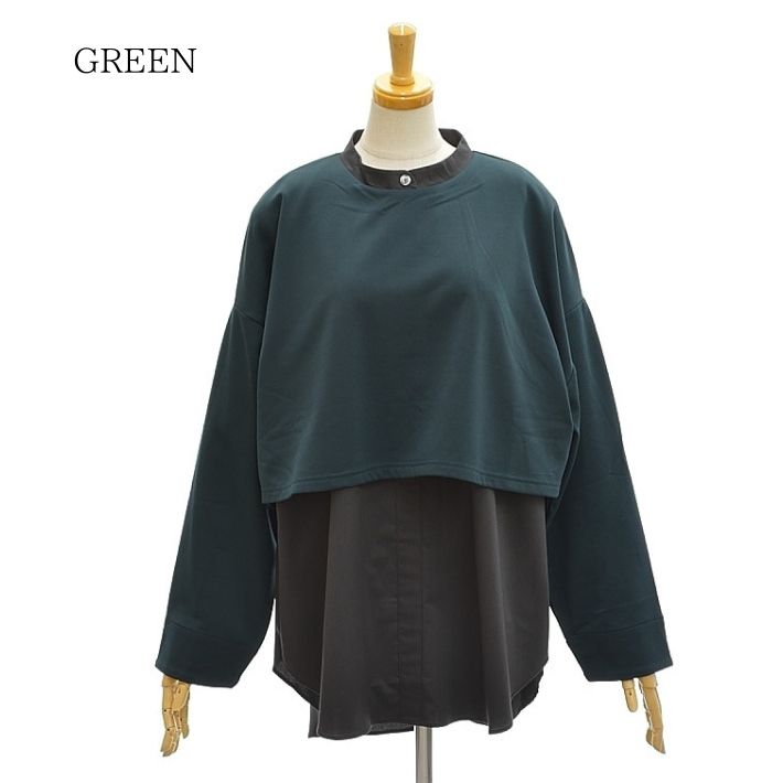 ケレン AINE LKL24WBL2189 レイヤードデザイン トップス 長袖 シャツ カットソー KELEN LAYERED DESIGN TOPS 楽天市場】ケレン AINE LKL24WBL2189 レイヤードデザイン