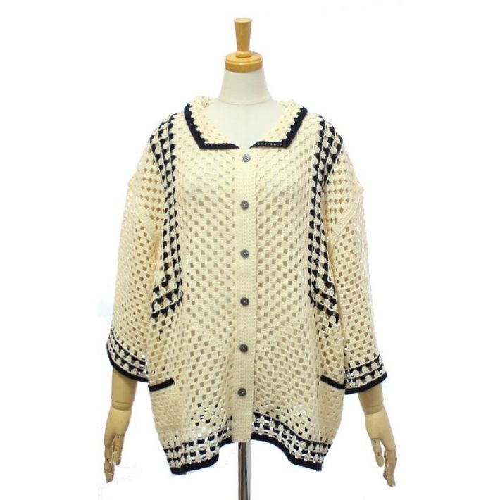 ケレン LAFAY LKL25SBL2213 クロシェ編み ポロカーディガン KELEN 楽天市場】【SALE 30％OFF】ケレン KELEN クロシェ編みポロ