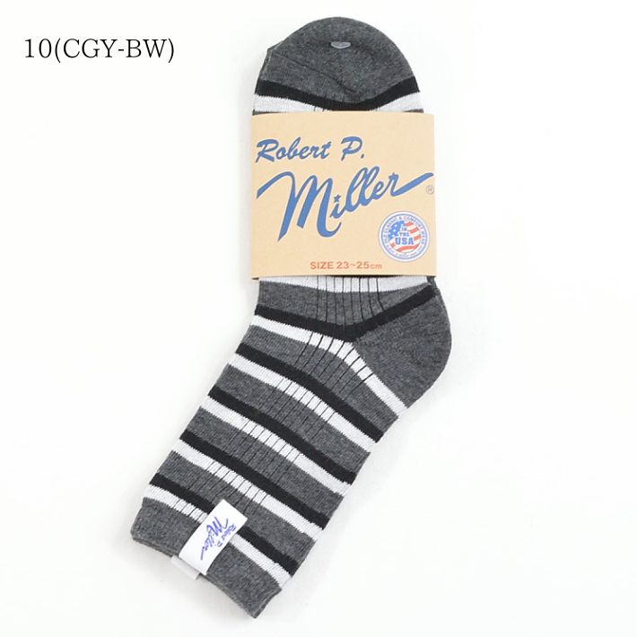 ロバートピーミラー Robert P.Miller 326C クルーレングスソックス 靴下 Crew length socks｜infinity｜11