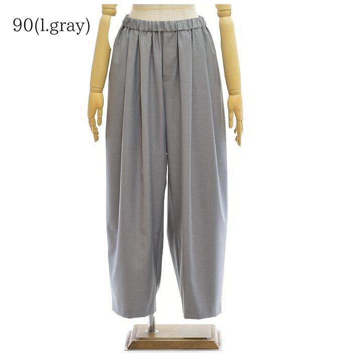 mizuiroind（ミズイロインド） ワイド タックパンツ 2-260051