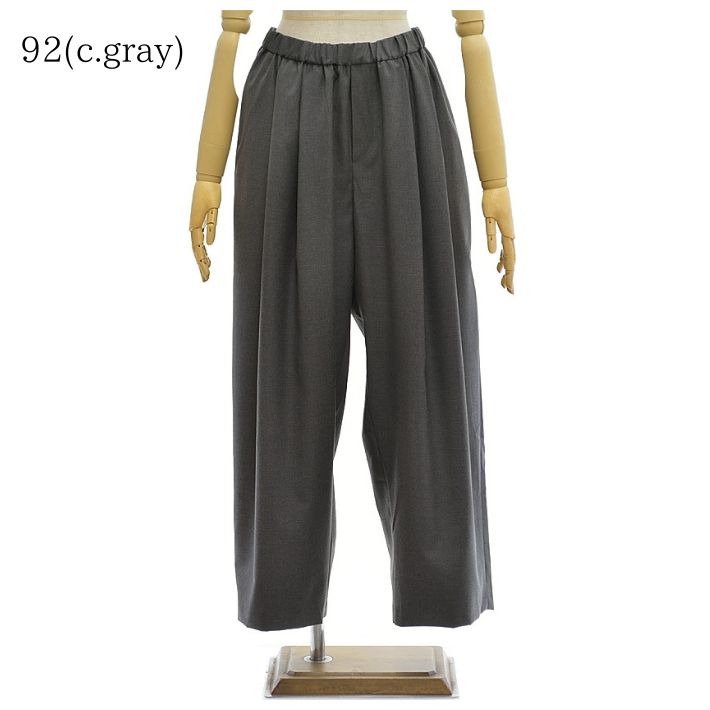 mizuiroind（ミズイロインド） ワイド タックパンツ 2-260051