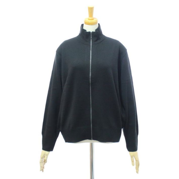 mizuiroind（ミズイロインド） ハイネック ジップカーディガン 長袖