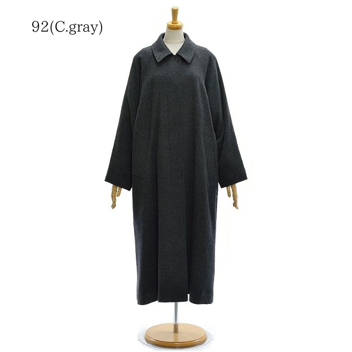 mizuiroind（ミズイロインド） 4-270041 ウール混 バルマカーン コート