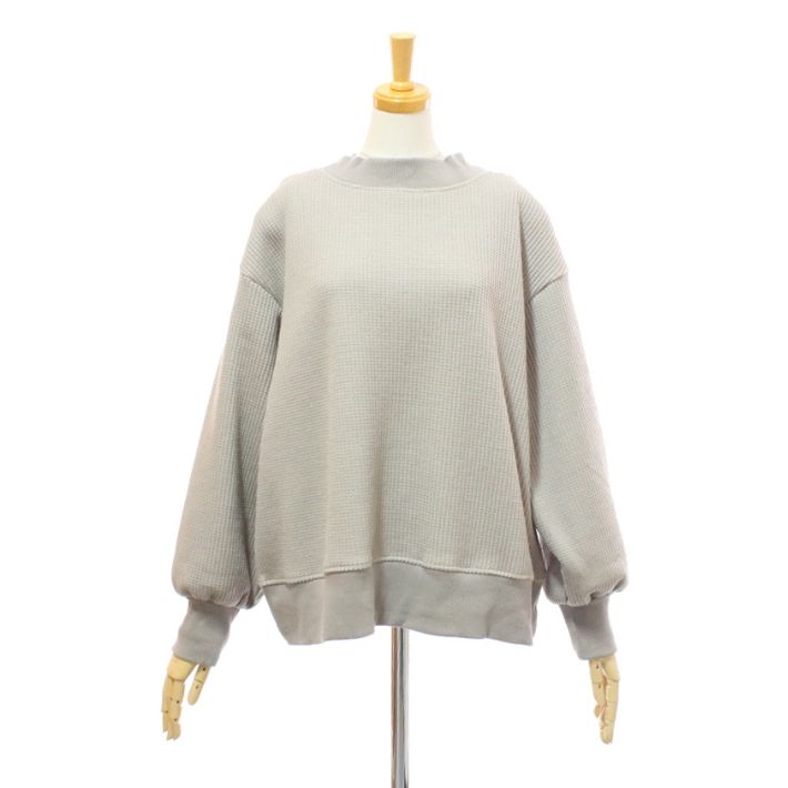 ナル 652000 AWダブルワッフル プルオーバー クルーネック カットソー NARU | NARU | 01