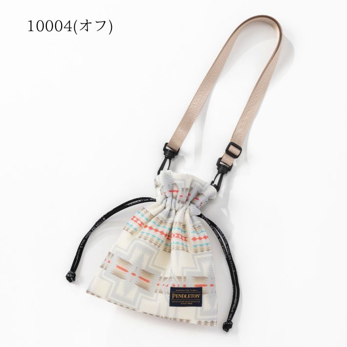 ペンドルトン PDT-000-241003 クッションメッシュ ドローショルダー ネイティブ柄 巾着バッグ ショルダーバッグ PENDLETON [メール便可] | PENDLETON | 01