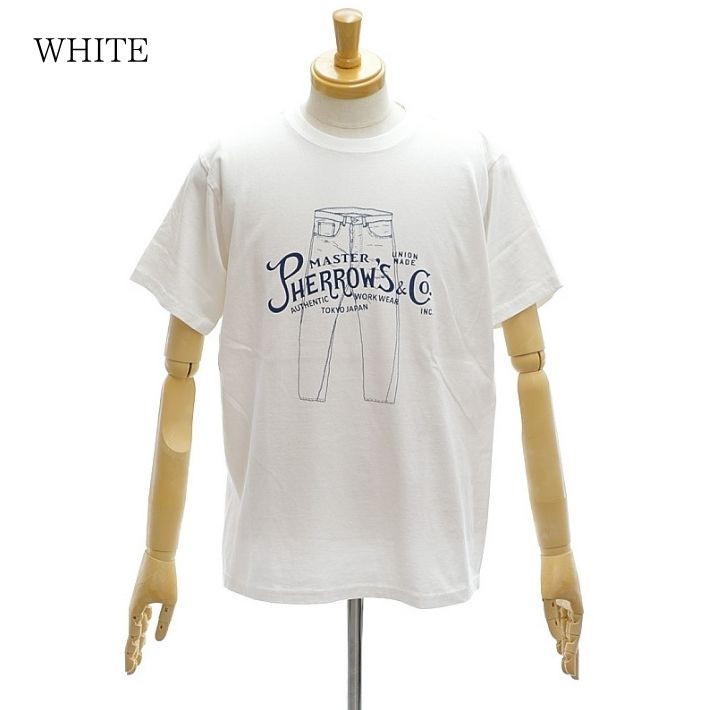フェローズ 26S-PT3 プリントTシャツ クルーネック 半袖 メンズ  TEE PHERROW'S　[メール便可] | Pherrow's | 01