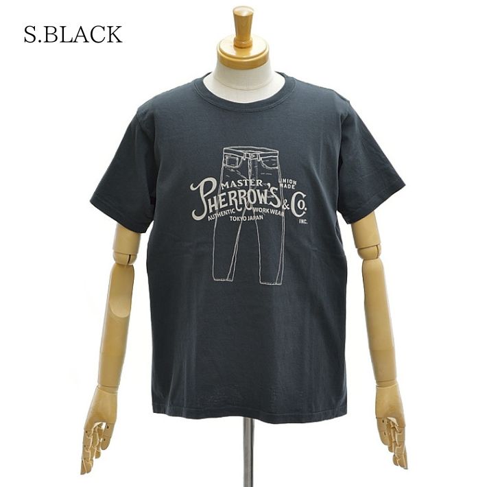 フェローズ 26S-PT3 プリントTシャツ クルーネック 半袖 メンズ  TEE PHERROW'S　[メール便可] | Pherrow's | 02