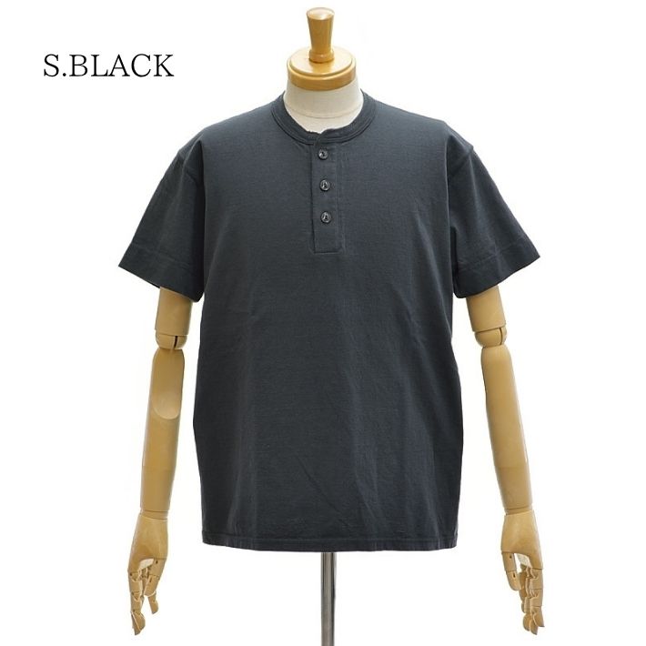 フェローズ PHNT Tシャツ ヘンリーネック 半袖 3つボタン メンズ  TEE PHERROW'S　[メール便可] | Pherrow's | 02