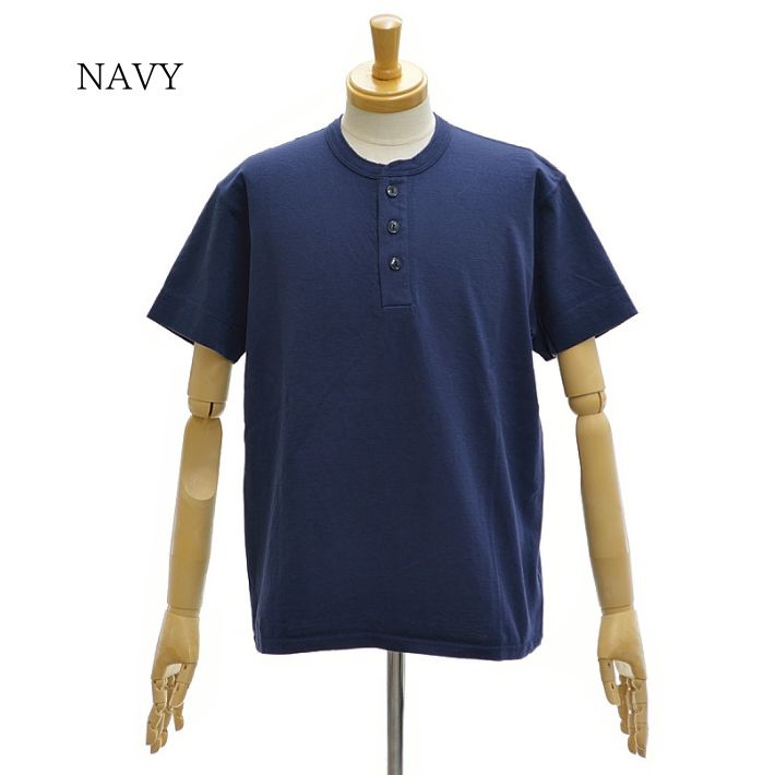 フェローズ PHNT Tシャツ ヘンリーネック 半袖 3つボタン メンズ  TEE PHERROW'S　[メール便可] | Pherrow's | 03