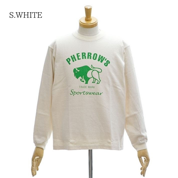 フェローズ PLT2 Tシャツ プリント ロンT 長袖 オリジナル天竺 メンズ LONG SLEEVE TEE PHERROW'S | Pherrow's | 01