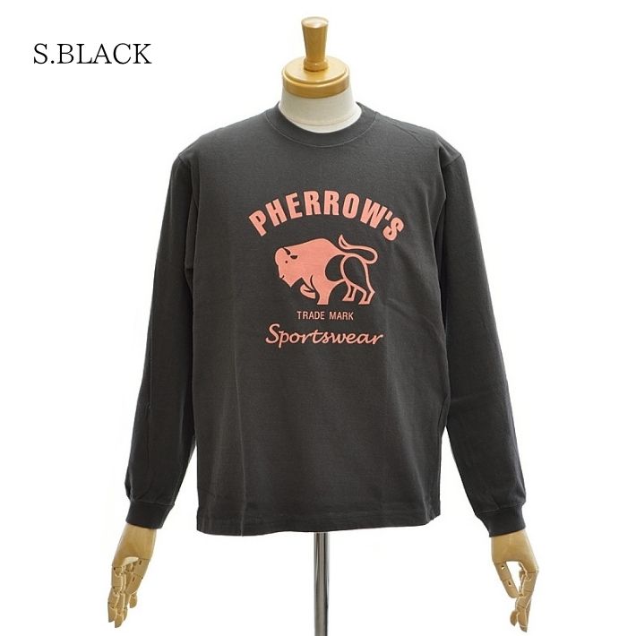 フェローズ PLT2 Tシャツ プリント ロンT 長袖 オリジナル天竺 メンズ LONG SLEEVE TEE PHERROW'S | Pherrow's | 02