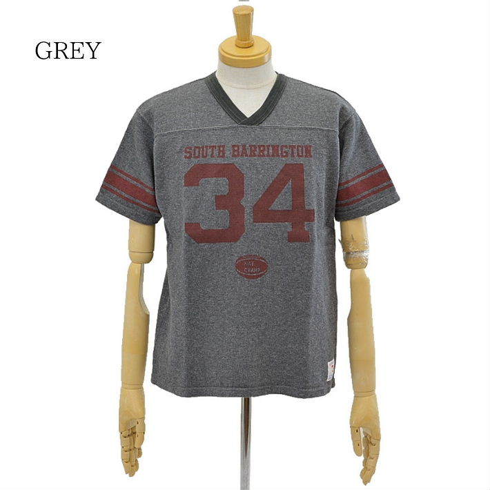 ウエス 652132 Tシャツ 34 Vネック フットボールT プリントT カットソー メンズ UES [メール便可] | UES | 02