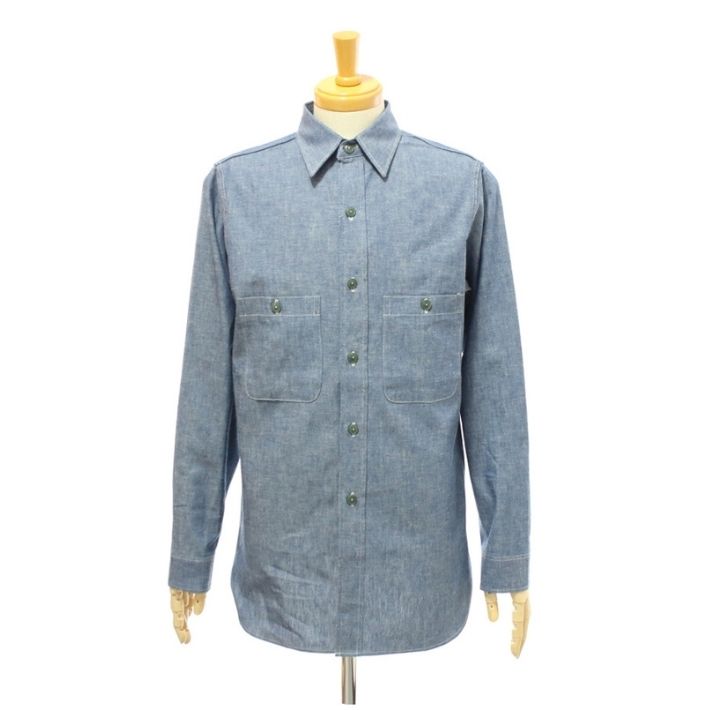 ウエアハウス Lot.3044 U.S.N.シャンブレーシャツ 無地 メンズ WAREHOUSE U.S.N. CHAMBRAY SHIRTS