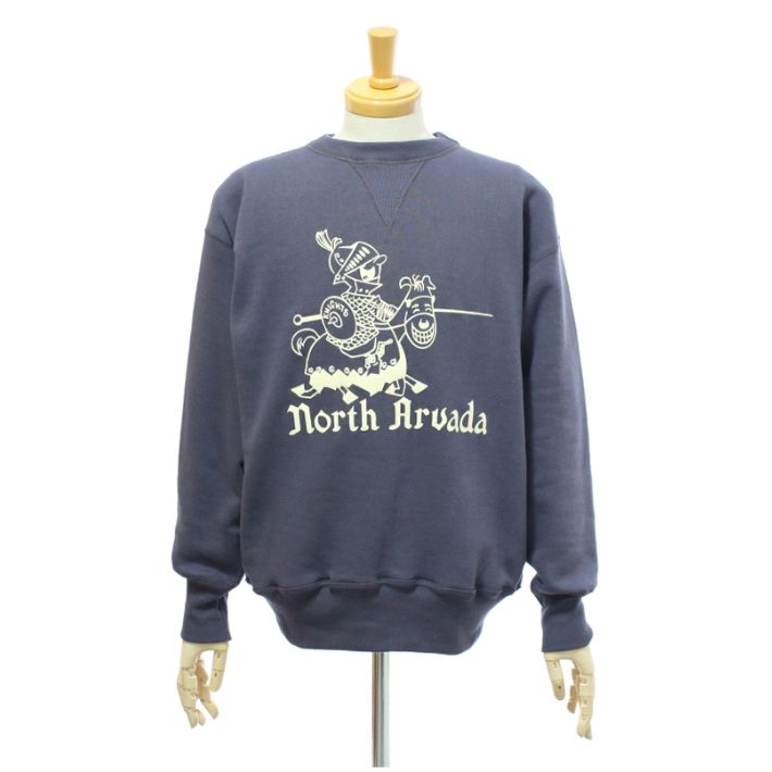 ウエアハウス Lot 401「NORTH ARVADA」セットイン フラットシーム クルーネック スウェット メンズ WAREHOUSE SET IN FLAT SEAM SWEAT