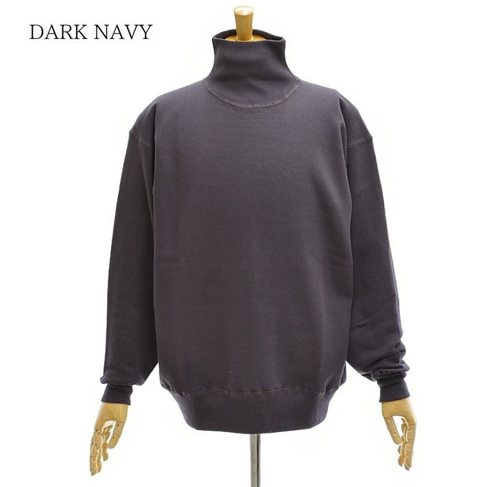 WAREHOUSE（ウエアハウス） Lot 468 無地 2本針 ハイネック スウェット