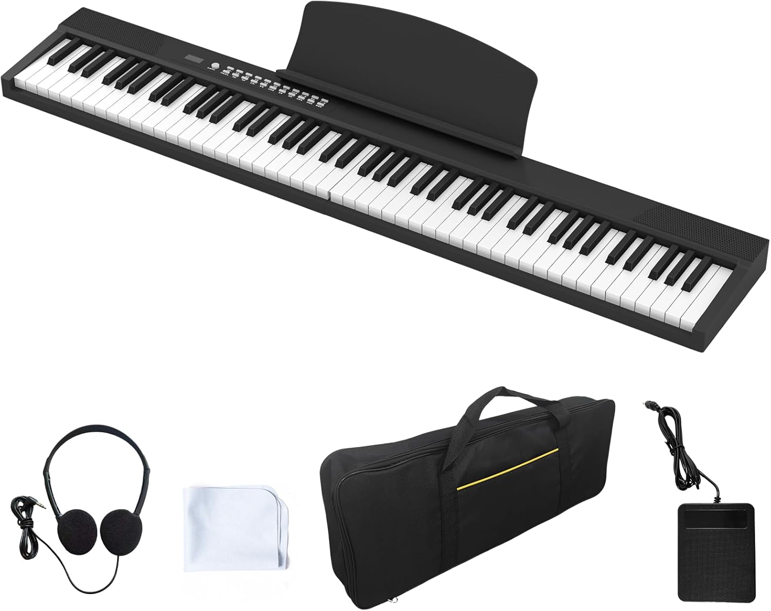 電子ピアノ 88鍵盤 折りたたみキーボード ピアノ piano 折り畳みピアノ