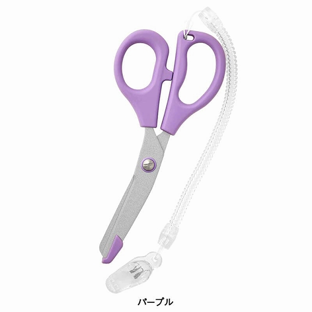ナース ナースグッズ グッズ クリップ付き はさみ 看護師 介護士 医療 アンファミエ　日本製バンジーストラップ付フッ素加工ハサミ | アンファミエ | 12