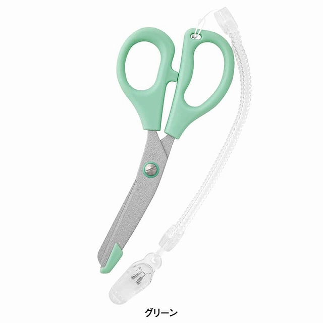 ナース ナースグッズ グッズ クリップ付き はさみ 看護師 介護士 医療 アンファミエ　日本製バンジーストラップ付フッ素加工ハサミ | アンファミエ | 04