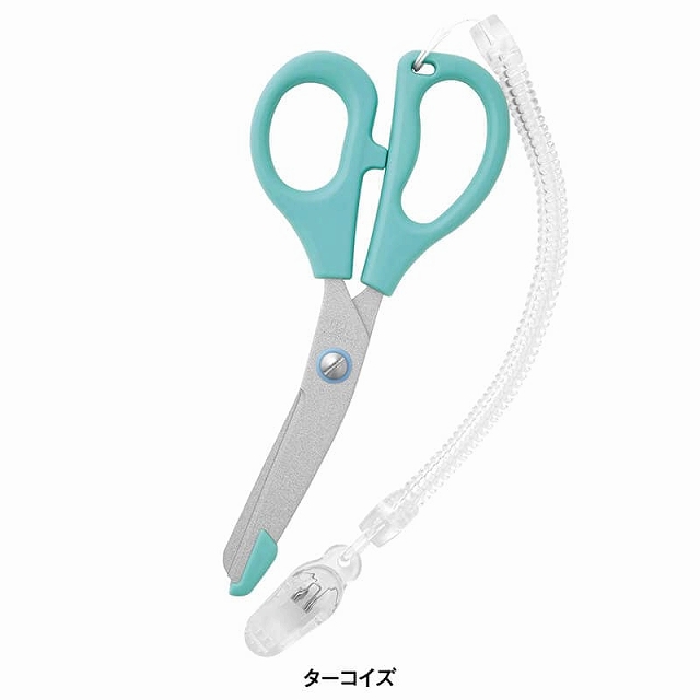 ナース ナースグッズ グッズ クリップ付き はさみ 看護師 介護士 医療 アンファミエ　日本製バンジーストラップ付フッ素加工ハサミ | アンファミエ | 06