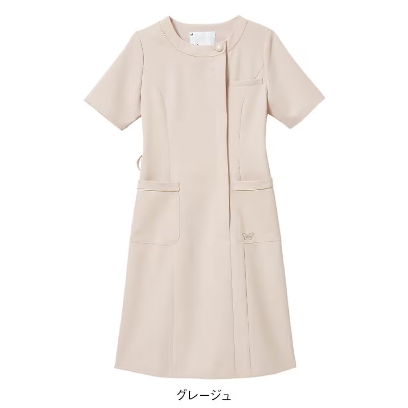 アンファミエ ナース服 白衣 ワンピース ナースウェア 医療用