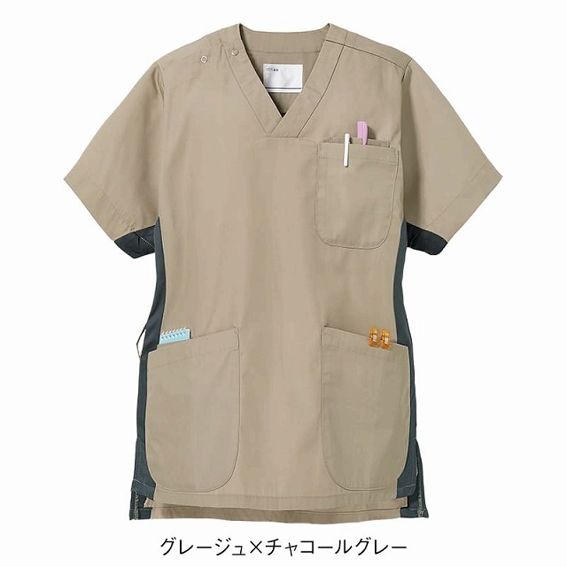 アンファミエ スクラブ 医療 白衣 メンズ レディース ナース服 ナース