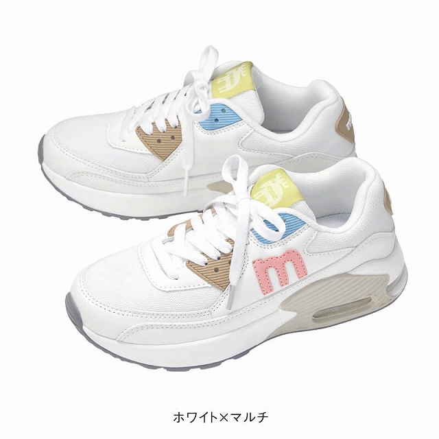 アンファミエ モズ ナースシューズ 白 黒 疲れにくい スニーカー 静音