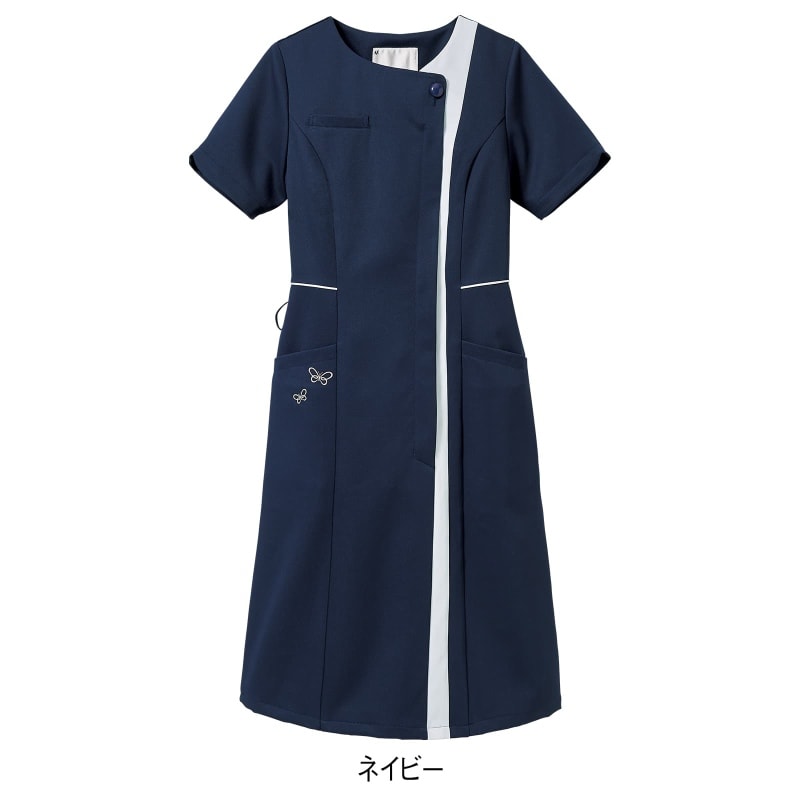アンファミエ ナース服 白衣 ワンピース ナースウェア 医療用
