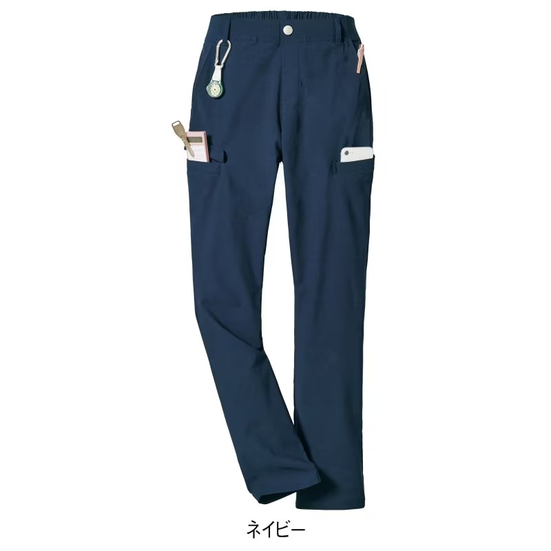 看護師　介護士　白衣　ナース服　パンツ ミッシェルクラン パンツ 女性用 医療 白衣 MK-0042 ズボン 看護師