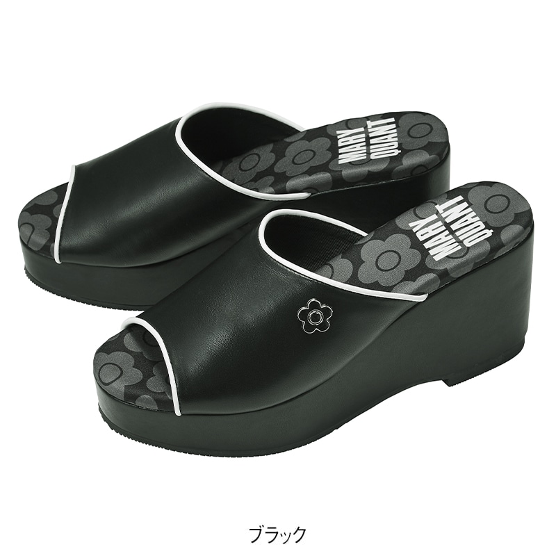 Dr.Martens◇サンダル/UK7/BLK/レザー Dr.Martens(ドクターマーチン