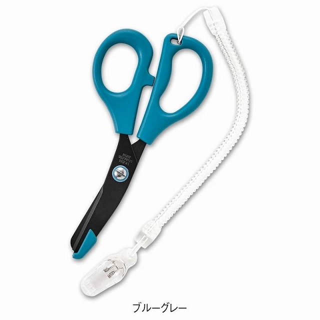 ナースグッズ はさみ ハサミ 日本製 医療 医療 病院 看護師 介護 保育士 アンファミエ　日本製バンジーストラップ付フッ素加工ハサミ mini | アンファミエ | 03