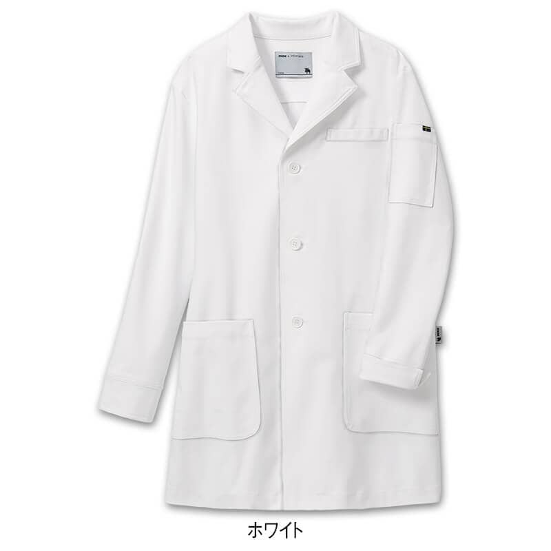 アンファミエ 白衣 レディース メンズ 長袖 コート 診察衣 ドクター