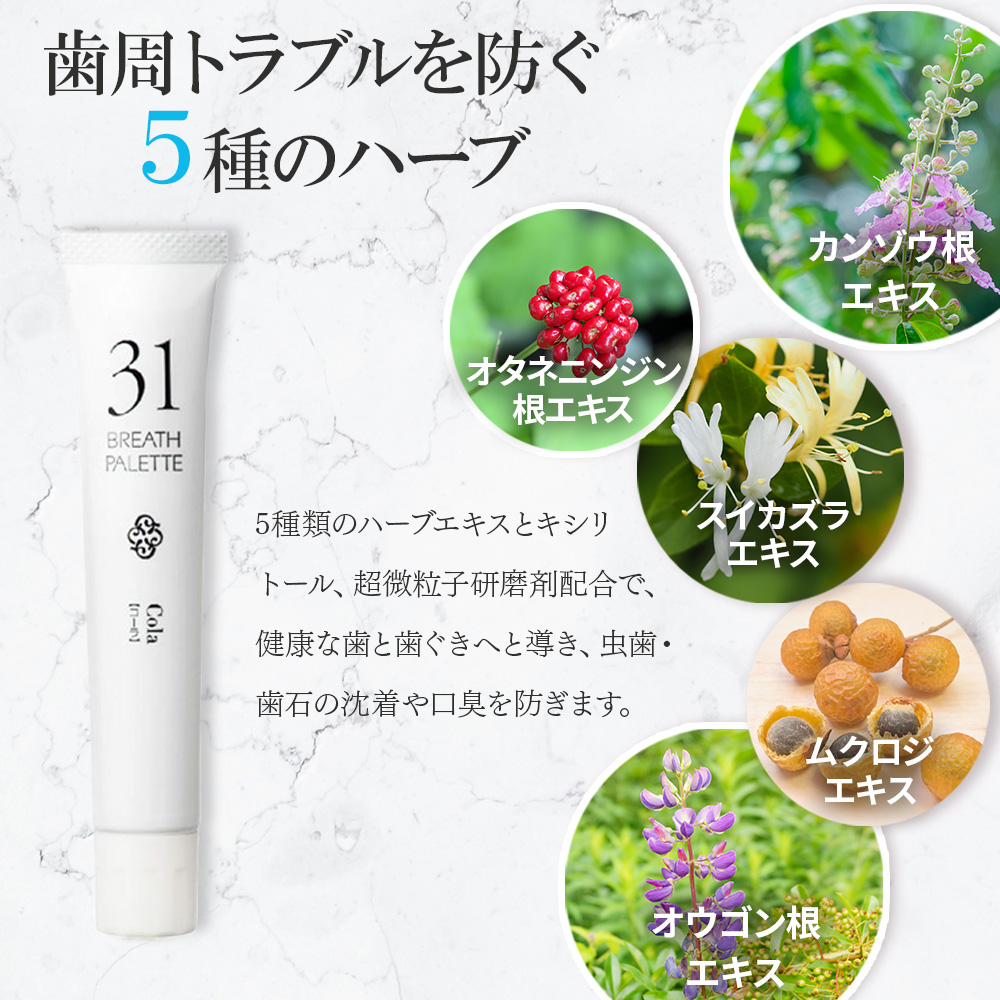 ブレスパレット No.0 舌みがきジェル 18g メール便可 8本まで