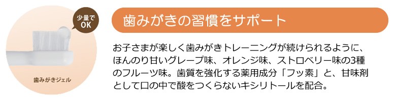 歯みがきの習慣をサポート