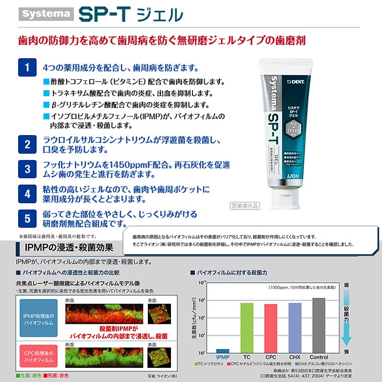 歯周病を防ぎ、歯肉にやさしい無研磨ジェルの歯磨剤